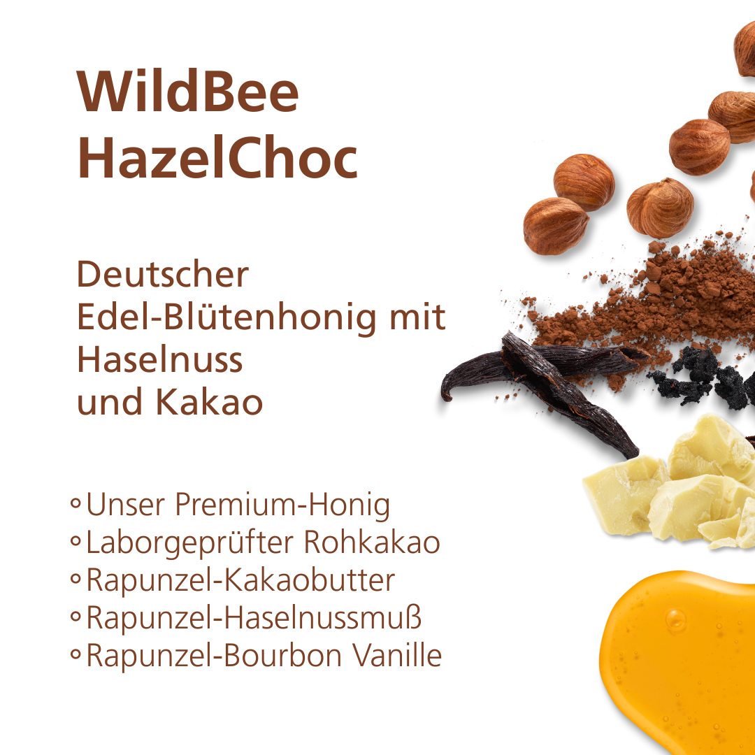 WildBee Bundle: BlackGold + HazelChoc + Berry | Premium Honigmischungen