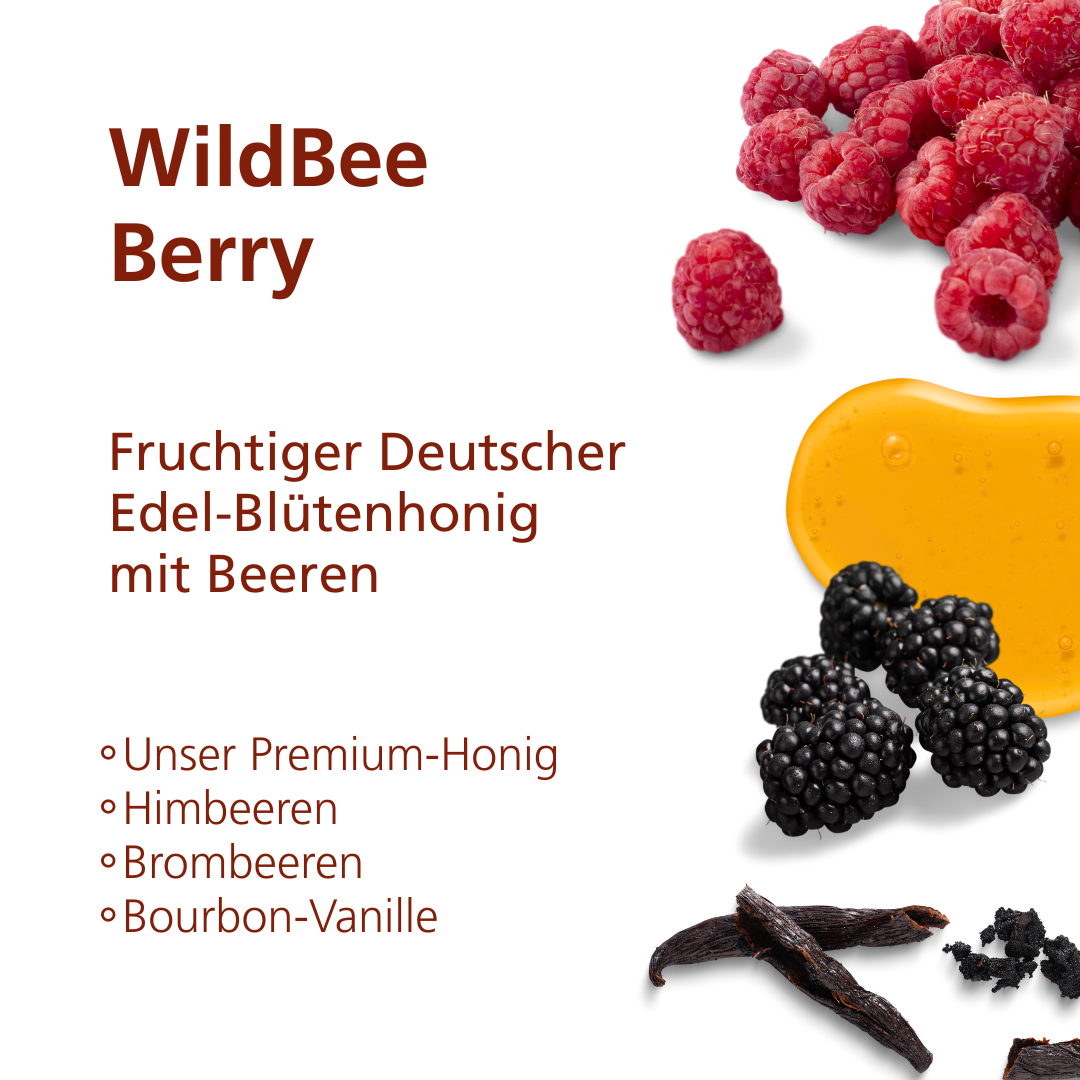 Berry | Edel-Himbeer, Brombeer, Vanille-Mischung mit Premium-Honig