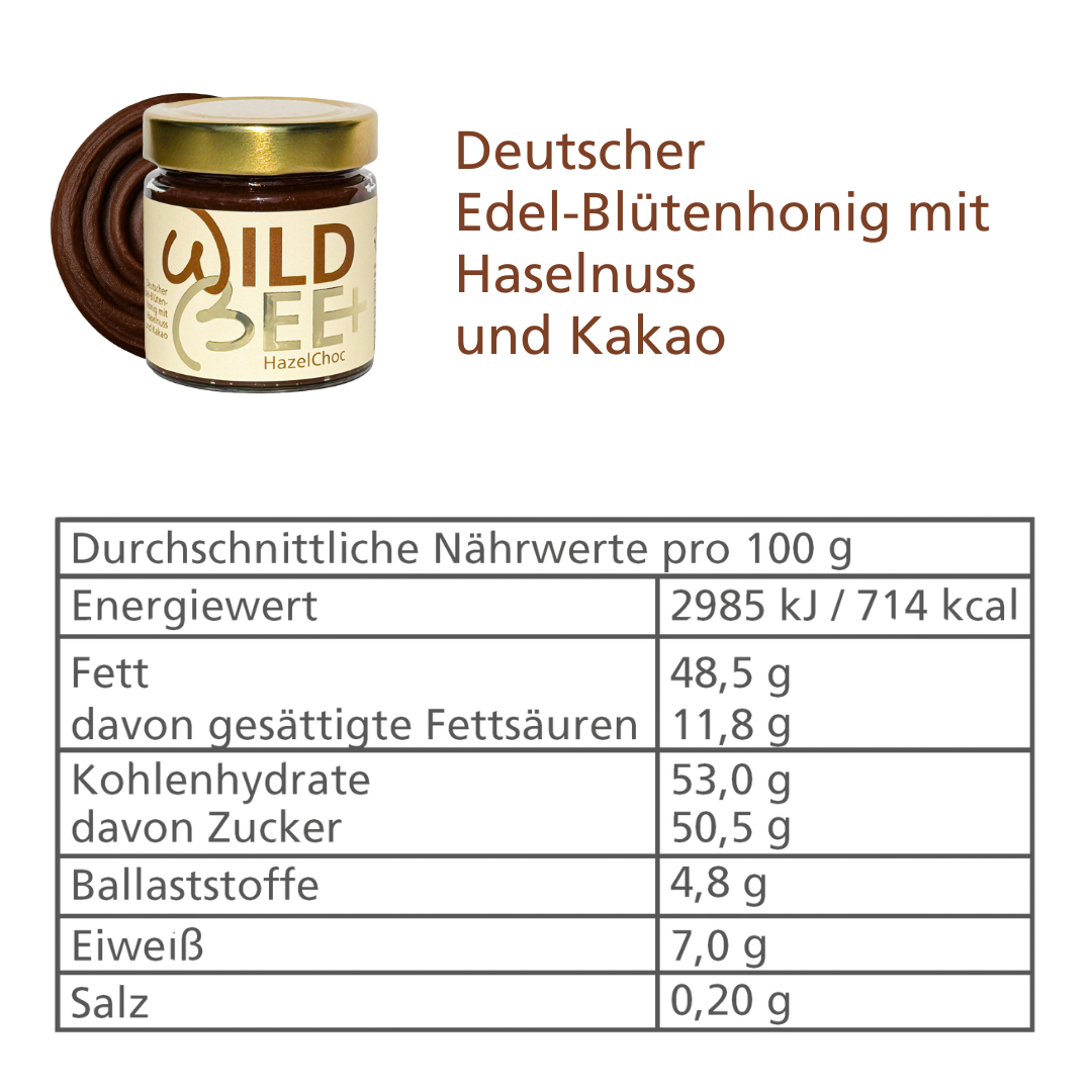 WildBee Bundle: BlackGold + HazelChoc + Berry | Premium Honigmischungen