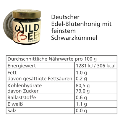 BlackGold | Edel-Schwarzkümmel mit Premium-Honig