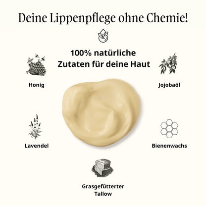Premium-Honig-LipBalm | 100% natürlich | 100% plastikfrei